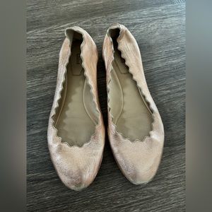 Chloe rose gold sandals size 36.5